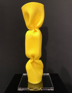 Bonbon wrap - yellow 40cm